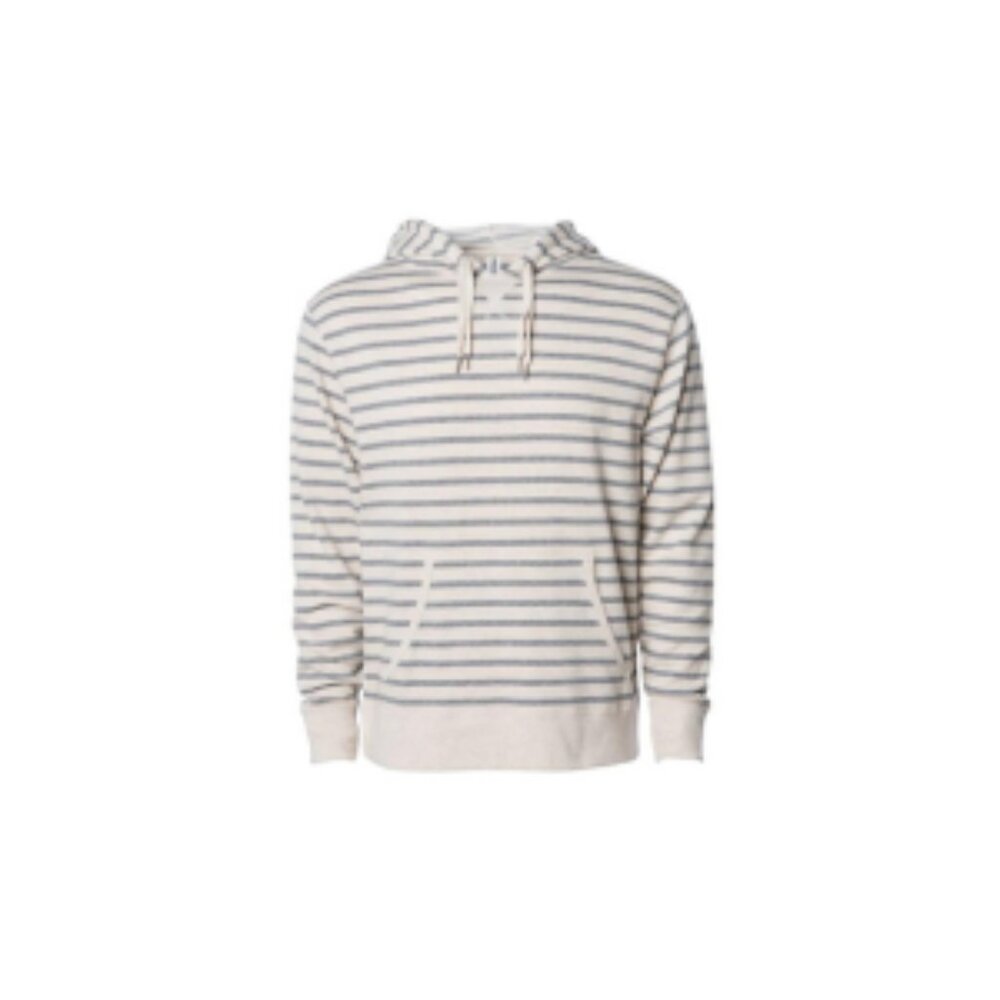 UNISEX HEATHER FRENCH TERRY HOODED PULLOVER SZ S